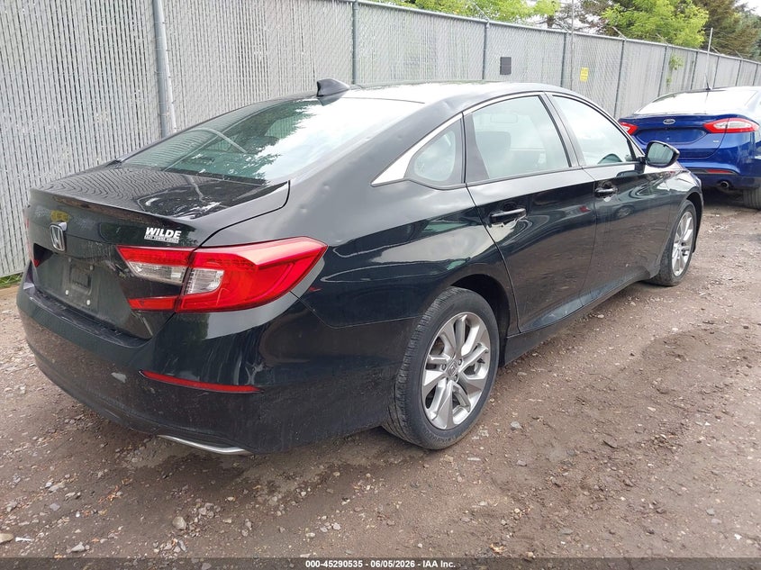 2018 Honda Accord VIN 1HGCV1F12JA267626 IAAI salvage auction — HAIL, Clear (Wisconsin), sold $13,200 on 2026-07-29 (photo 4)