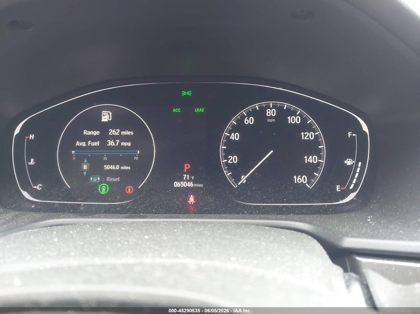 2018 Honda Accord VIN 1HGCV1F12JA267626 IAAI salvage auction — HAIL, Clear (Wisconsin), sold $13,200 on 2026-07-29 (photo 7)