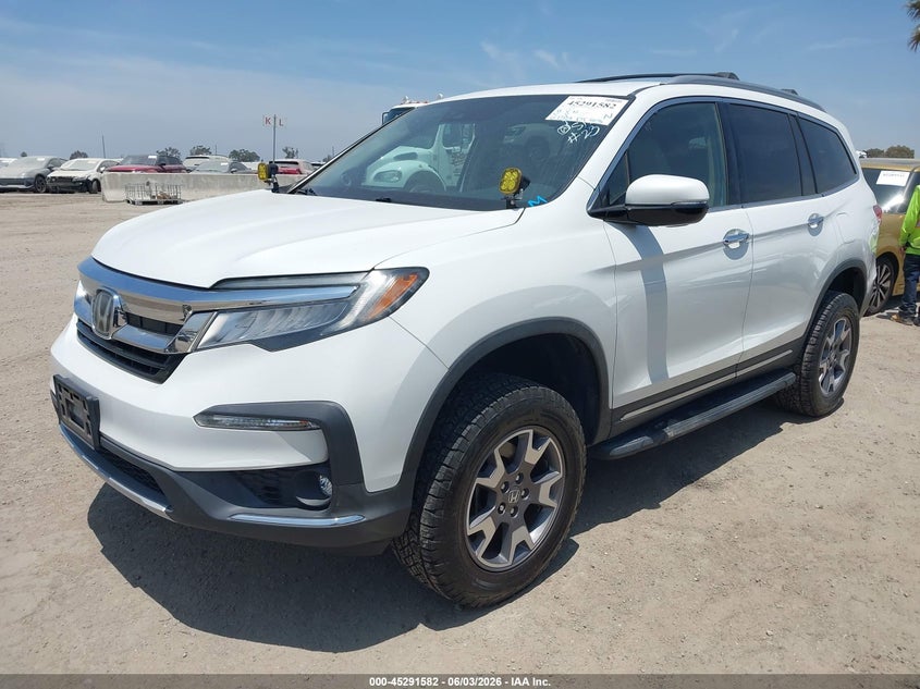 2021 Honda Pilot VIN 5FNYF6H00MB078102 IAAI salvage auction — REAR END, Salvage (California), sold $11,100 on 2026-08-26 (photo 2)