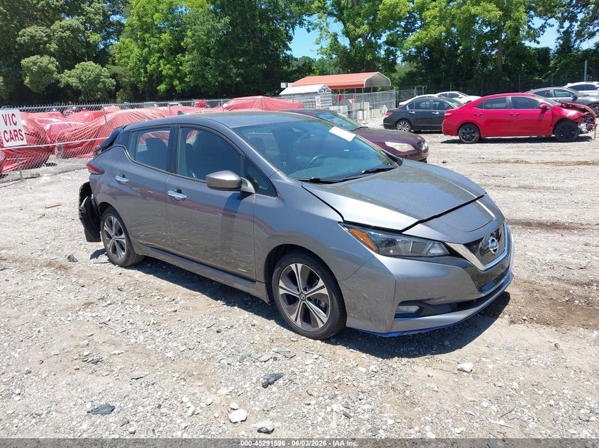 2020 Nissan Leaf VIN 1N4BZ1CP9LC308354 IAAI salvage auction — REAR END, Salvage Title, sold $3,500 on 2026-07-09 (photo 1)