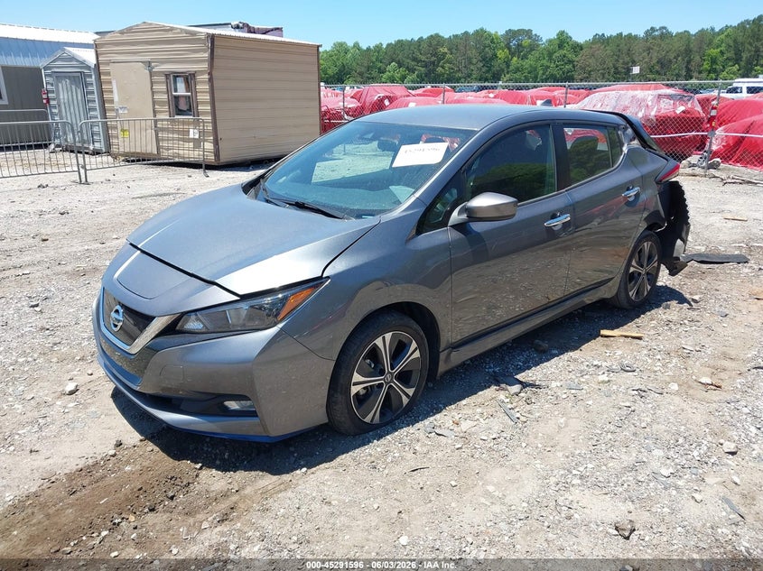 2020 Nissan Leaf VIN 1N4BZ1CP9LC308354 IAAI salvage auction — REAR END, Salvage Title, sold $3,500 on 2026-07-09 (photo 2)