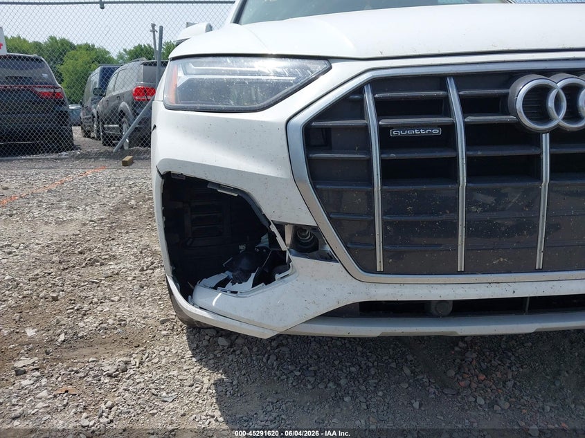 2021 Audi Q5 VIN WA1AAAFY6M2081160 IAAI salvage auction — FRONT END, Salvage Title, sold $8,700 on 2026-07-30 (photo 6)