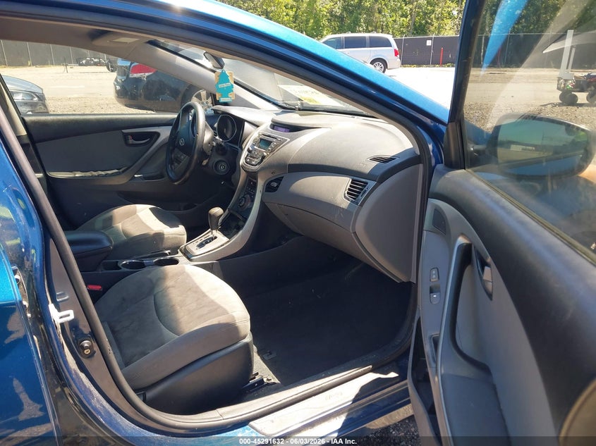 2013 Hyundai Elantra VIN KMHDH4AE0DU966841 IAAI salvage auction — LEFT FRONT, Salvage Title, sold $225 on 2026-07-22 (photo 5)