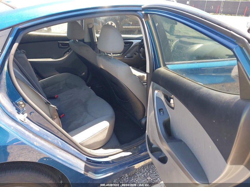 2013 Hyundai Elantra VIN KMHDH4AE0DU966841 IAAI salvage auction — LEFT FRONT, Salvage Title, sold $225 on 2026-07-22 (photo 8)