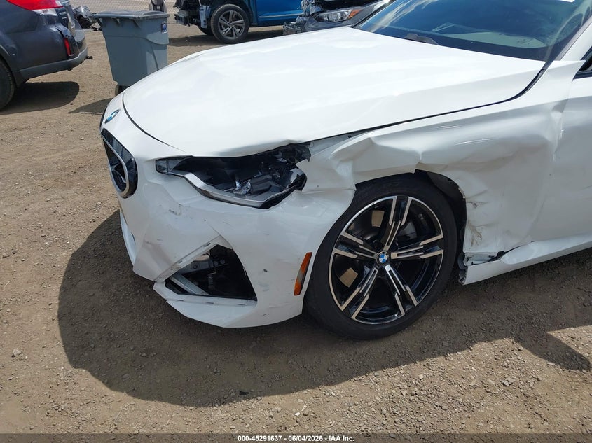 2025 BMW 2er VIN 3MW33CM08S8F66090 IAAI salvage auction — LEFT FRONT, Salvage Title, sold $14,050 on 2026-07-14 (photo 6)