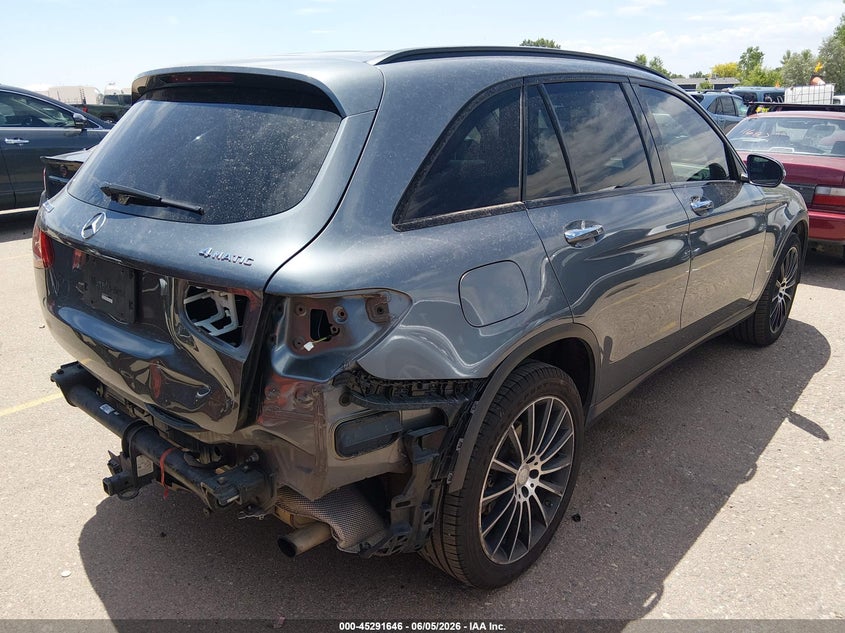 2016 Mercedes-benz Glc VIN WDC0G4KB2GF019913 IAAI salvage auction — REAR END, Salvage Title, sold $5,700 on 2026-07-31 (photo 4)