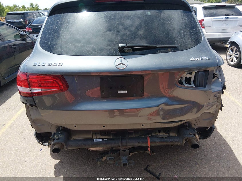 2016 Mercedes-benz Glc VIN WDC0G4KB2GF019913 IAAI salvage auction — REAR END, Salvage Title, sold $5,700 on 2026-07-31 (photo 6)