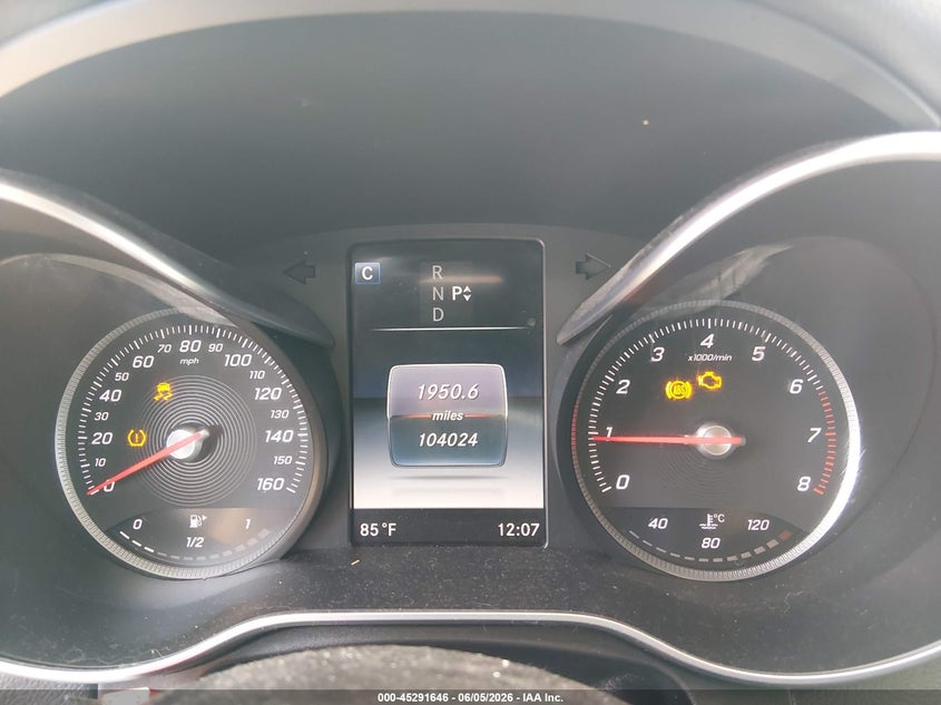 2016 Mercedes-benz Glc VIN WDC0G4KB2GF019913 IAAI salvage auction — REAR END, Salvage Title, sold $5,700 on 2026-07-31 (photo 7)