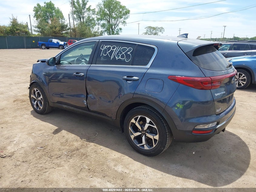 2020 Kia Sportage VIN KNDPMCAC1L7679253 IAAI salvage auction — FRONT END, Salvage Title, sold $2,750 on 2026-07-28 (photo 3)