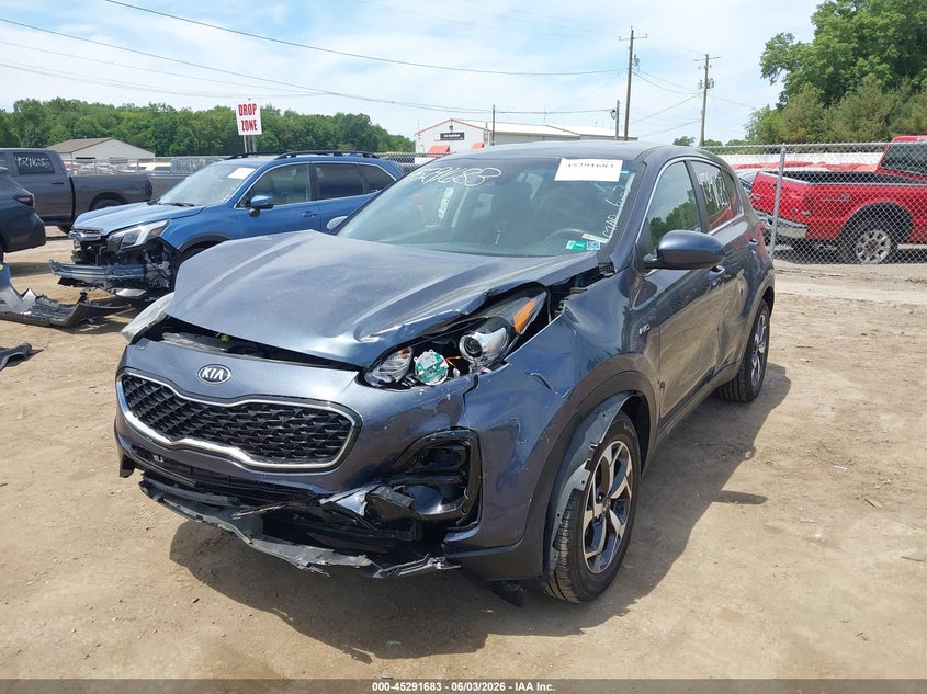 2020 Kia Sportage VIN KNDPMCAC1L7679253 IAAI salvage auction — FRONT END, Salvage Title, sold $2,750 on 2026-07-28 (photo 6)