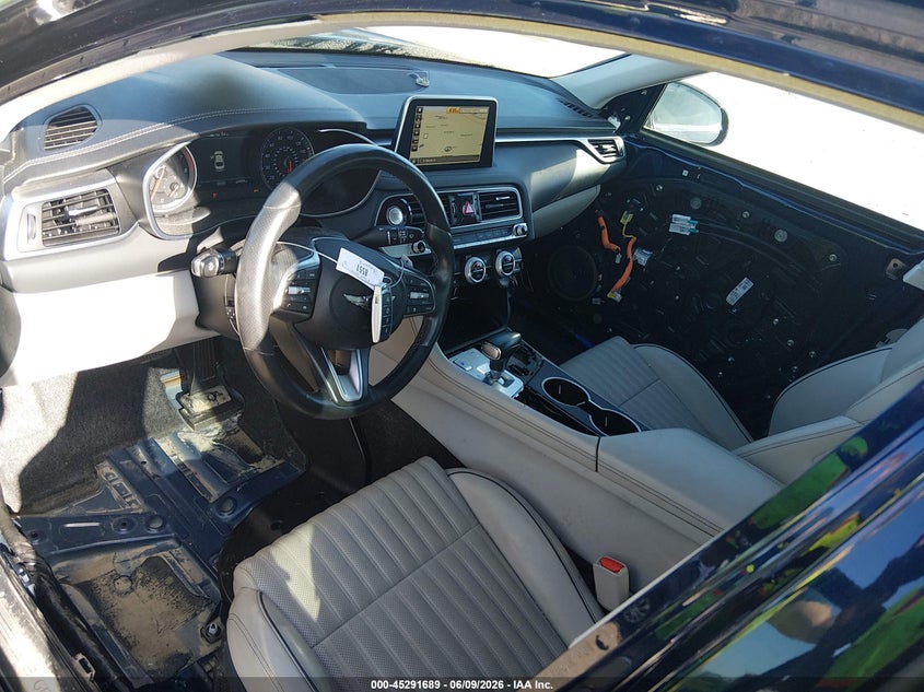 2019 Genesis G70 VIN KMTG34LA1KU012365 IAAI salvage auction — WATER/FLOOD, Salvage (Texas), sold $1,600 on 2026-07-28 (photo 6)