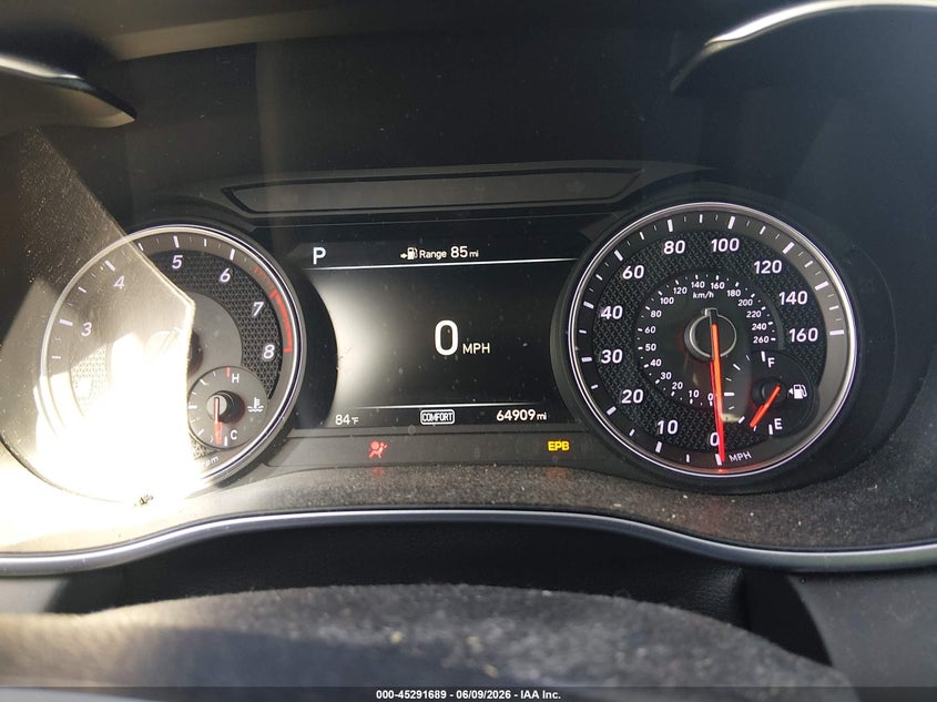 2019 Genesis G70 VIN KMTG34LA1KU012365 IAAI salvage auction — WATER/FLOOD, Salvage (Texas), sold $1,600 on 2026-07-28 (photo 7)