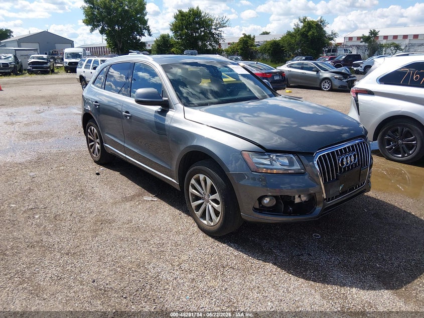 2014 Audi Q5 VIN WA1CFAFP6EA122346 IAAI salvage auction — Right Front, Salvage, sold $2,225 on 2026-10-19 (photo 1)