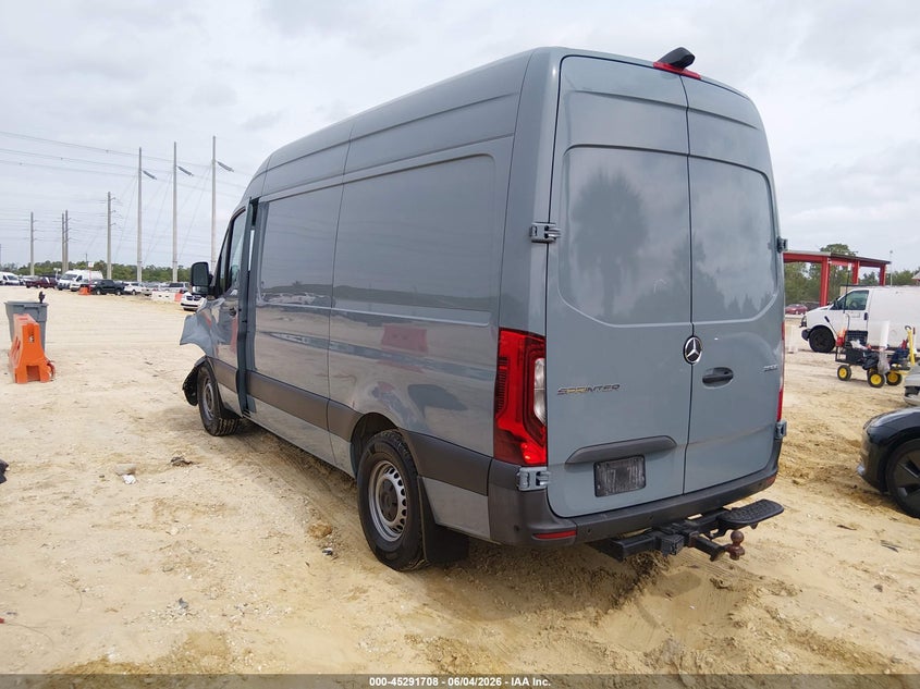 2023 Mercedes-benz Sprinter VIN W1Y4NBHY1PT127577 IAAI salvage auction — UNKNOWN, Certificate Of Destruction (Florida), sold $7,650 on 2026-07-21 (photo 3)