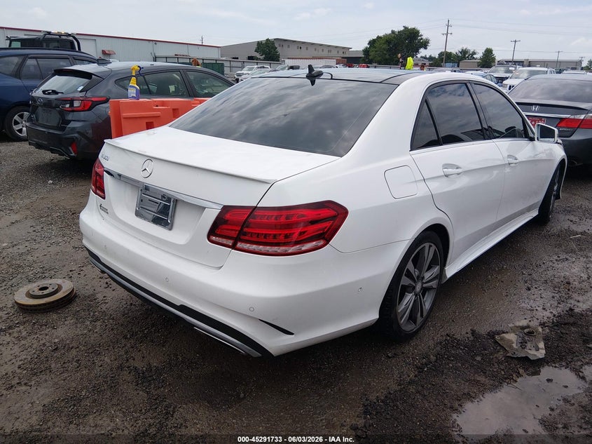 2016 Mercedes-benz E-klasse VIN WDDHF5KB1GB197889 IAAI salvage auction — HAIL, Salvage Title, sold $4,250 on 2026-07-21 (photo 4)