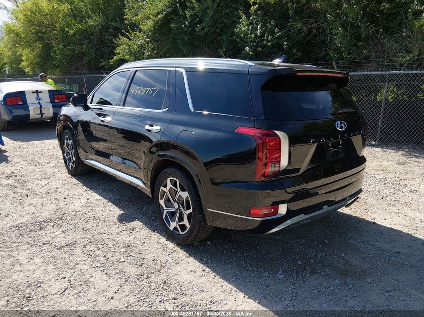 2021 Hyundai Palisade VIN KM8R7DHE6MU195073 IAAI salvage auction — FRONT END, Salvage Title, sold $10,275 on 2026-07-21 (photo 3)