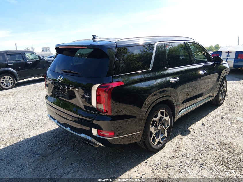 2021 Hyundai Palisade VIN KM8R7DHE6MU195073 IAAI salvage auction — FRONT END, Salvage Title, sold $10,275 on 2026-07-21 (photo 4)