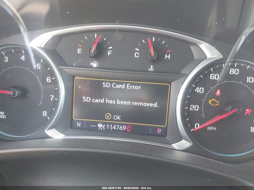 2022 Chevrolet Equinox VIN 3GNAXUEV5NL130949 IAAI salvage auction — FRONT END, Salvage Title, sold $4,725 on 2026-08-23 (photo 7)