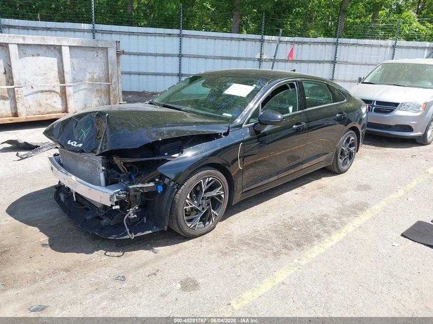2025 Kia K5 VIN KNAG64J70S5268193 IAAI salvage auction — FRONT END, Salvage Title, sold $4,600 on 2026-07-27 (photo 2)