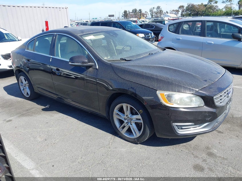 2014 Volvo S60 VIN YV1612FHXE1285835 IAAI salvage auction — SIDE, Clear - Dealer Only (California), sold $800 on 2026-07-30 (photo 1)