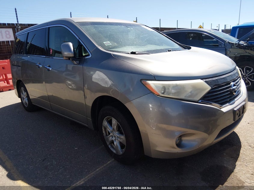 2011 Nissan Quest VIN JN8AE2KP7B9005498 IAAI salvage auction — REAR END, Salvage (Colorado), sold $825 on 2026-07-14 (photo 1)