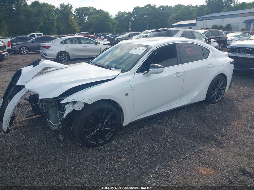 2021 Lexus Is VIN JTHGZ1E27M5022170 IAAI salvage auction — FRONT END, Salvage (South Carolina), sold $13,000 on 2026-07-19 (photo 2)