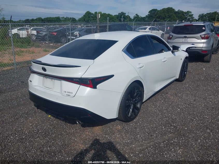2021 Lexus Is VIN JTHGZ1E27M5022170 IAAI salvage auction — FRONT END, Salvage (South Carolina), sold $13,000 on 2026-07-19 (photo 4)