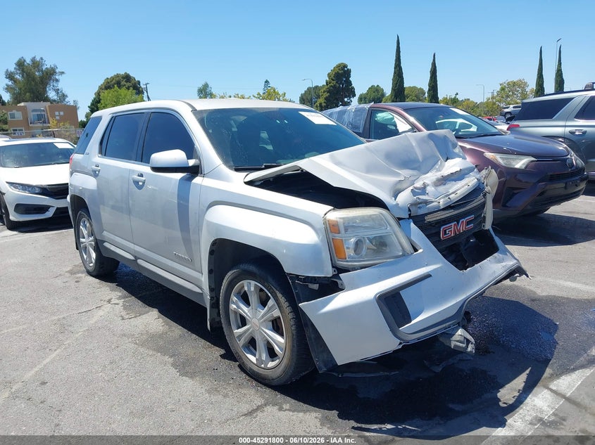 2017 Gmc Terrain VIN 2GKALMEK4H6348498 IAAI salvage auction — FRONT END, Salvage (California), sold $900 on 2026-07-09 (photo 1)