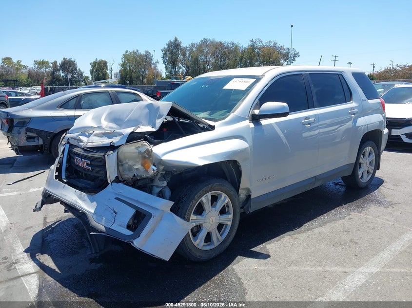 2017 Gmc Terrain VIN 2GKALMEK4H6348498 IAAI salvage auction — FRONT END, Salvage (California), sold $900 on 2026-07-09 (photo 2)