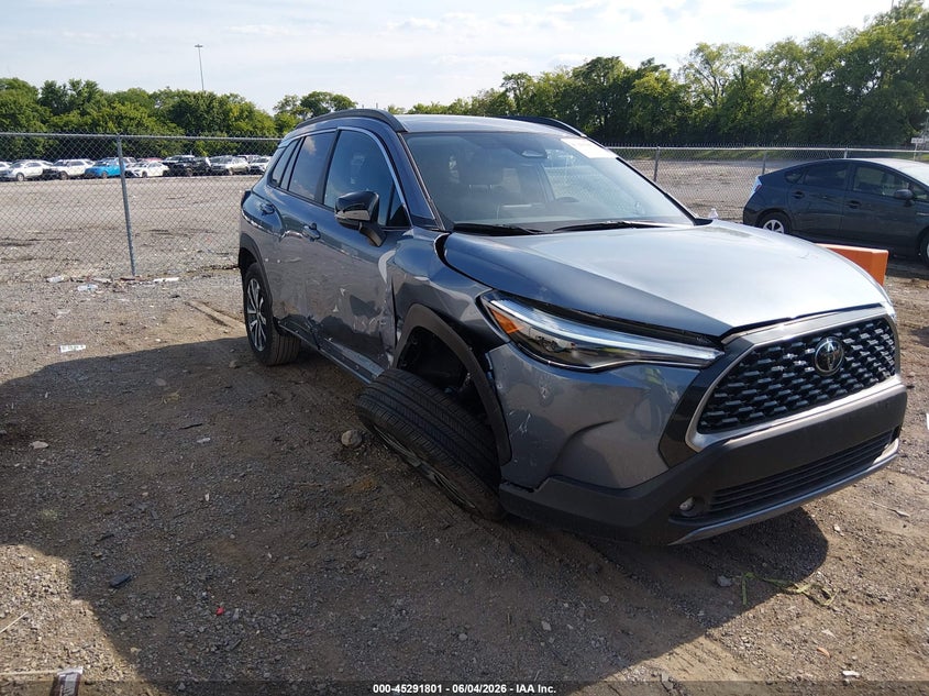 2025 Toyota Corolla cross VIN 7MUEAAAG1SV144165 IAAI salvage auction — RIGHT SIDE, Salvage Title, sold $4,950 on 2026-07-23 (photo 1)