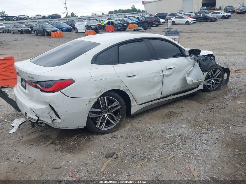 2023 BMW 4er VIN WBA63AV06PFP33030 IAAI salvage auction — FRONT & REAR, Salvage (Georgia), sold $6,000 on 2026-07-29 (photo 4)