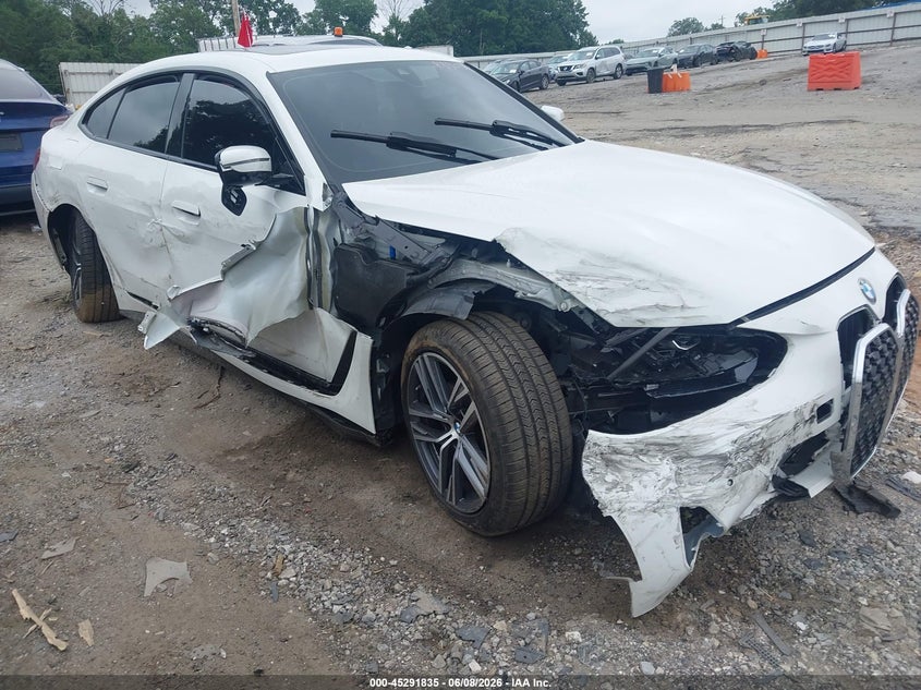 2023 BMW 4er VIN WBA63AV06PFP33030 IAAI salvage auction — FRONT & REAR, Salvage (Georgia), sold $6,000 on 2026-07-29 (photo 6)