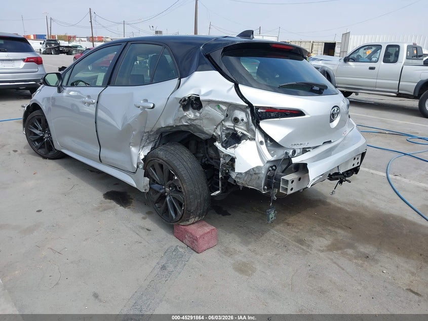 2024 Toyota Corolla VIN JTNC4MBE6R3216749 IAAI salvage auction — FRONT & REAR, Salvage (California), sold $2,500 on 2026-07-15 (photo 6)