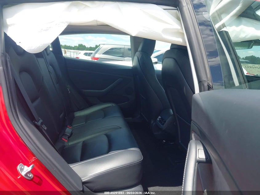 2023 Tesla Model 3 VIN 5YJ3E1EA8PF641592 IAAI salvage auction — SIDE, Salvage Title, sold $7,400 on 2026-07-11 (photo 8)