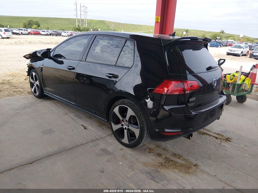 2016 Volkswagen Golf gti VIN 3VW5T7AU4GM061427 IAAI salvage auction — FRONT END, Salvage Title, sold $1,650 on 2026-07-07 (photo 3)