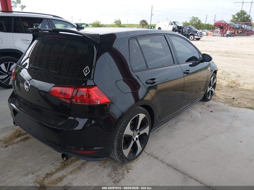 2016 Volkswagen Golf gti VIN 3VW5T7AU4GM061427 IAAI salvage auction — FRONT END, Salvage Title, sold $1,650 on 2026-07-07 (photo 4)