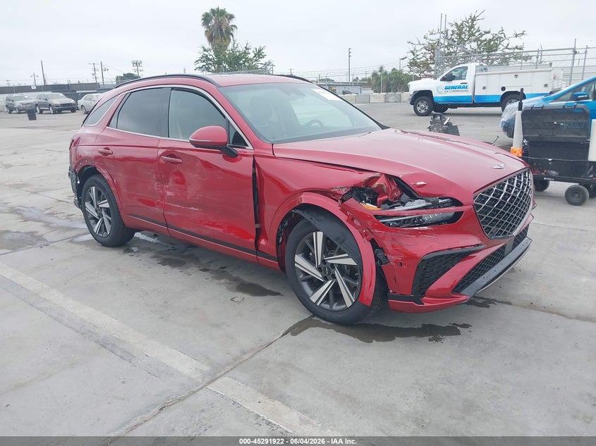 2026 Genesis Gv70 VIN 5NMMDDTCXTH046491 IAAI salvage auction — FRONT & REAR, Salvage Title, sold $13,550 on 2026-07-29 (photo 1)
