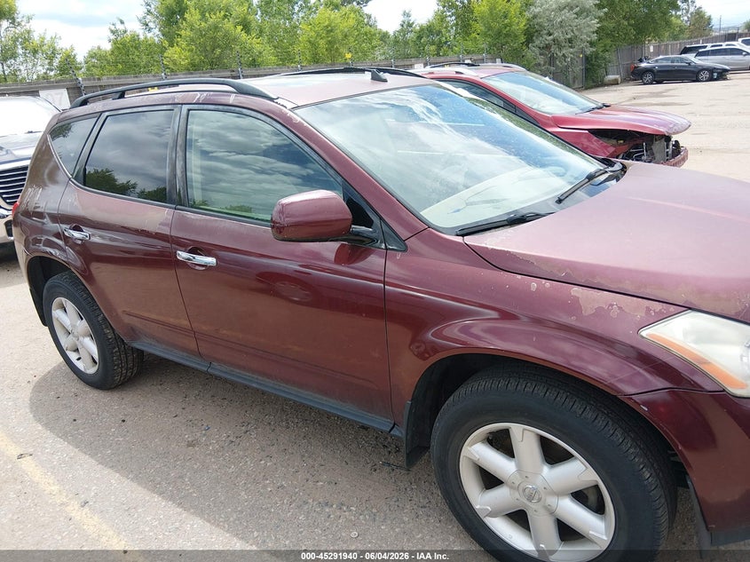 2005 Nissan Murano VIN JN8AZ08W15W416375 IAAI salvage auction — NORMAL WEAR, Clear (Colorado), sold $325 on 2026-07-14 (photo 6)