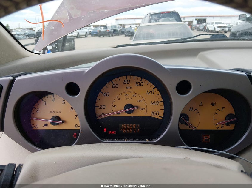 2005 Nissan Murano VIN JN8AZ08W15W416375 IAAI salvage auction — NORMAL WEAR, Clear (Colorado), sold $325 on 2026-07-14 (photo 7)
