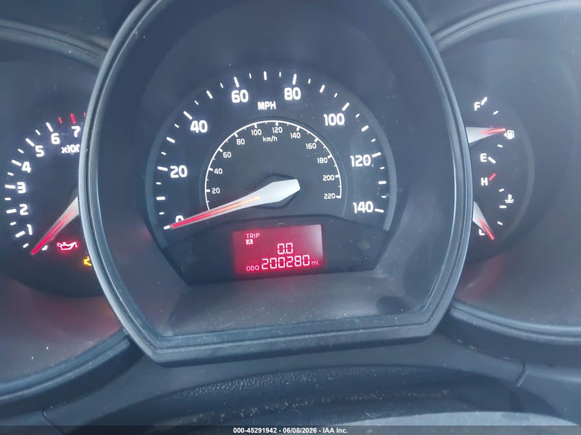 2014 Kia Rio VIN KNADM4A34E6358371 IAAI salvage auction — NORMAL WEAR, Salvage Title, sold $25 on 2026-07-28 (photo 7)