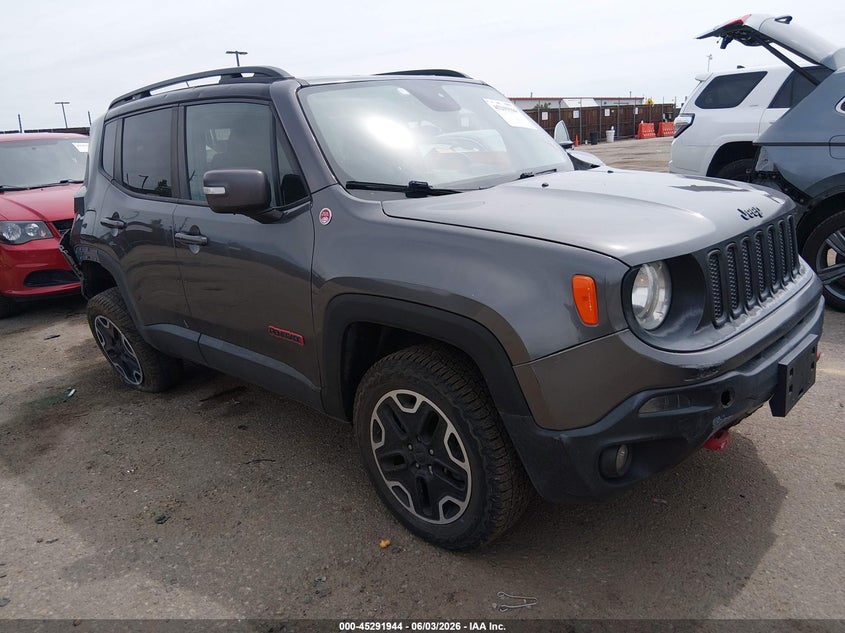 2017 Jeep Renegade VIN ZACCJBCB8HPF26420 IAAI salvage auction — RIGHT REAR, Salvage Title, sold $1,475 on 2026-07-21 (photo 1)