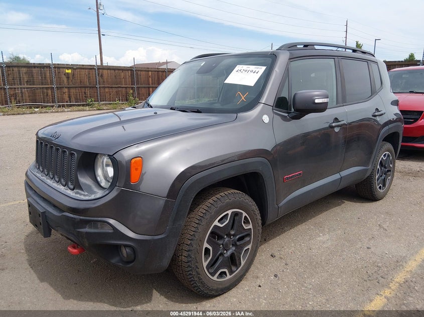 2017 Jeep Renegade VIN ZACCJBCB8HPF26420 IAAI salvage auction — RIGHT REAR, Salvage Title, sold $1,475 on 2026-07-21 (photo 2)