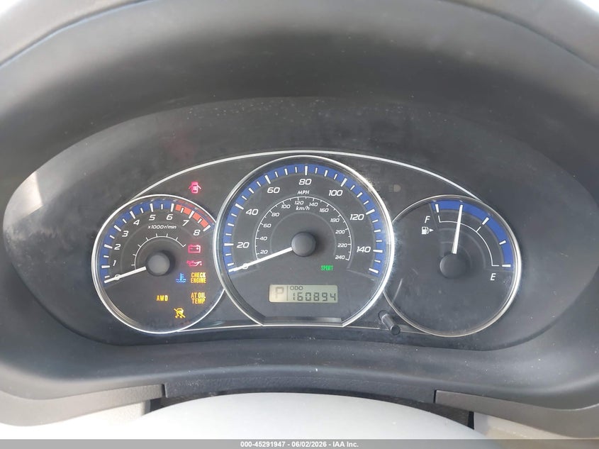 2010 Subaru Forester VIN JF2SH6CCXAH802246 IAAI salvage auction — NORMAL WEAR, Clear - Dealer Only (California), sold $425 on 2026-07-13 (photo 7)