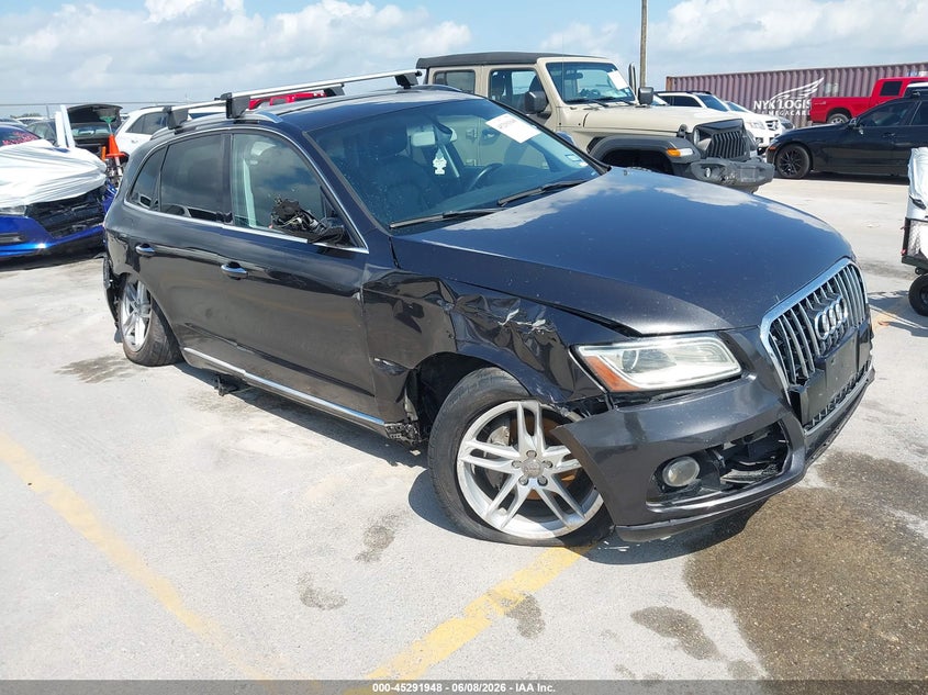 2016 Audi Q5 VIN WA1C2AFP6GA016610 IAAI salvage auction — FRONT & REAR, Salvage (Texas), sold $350 on 2026-07-30 (photo 1)