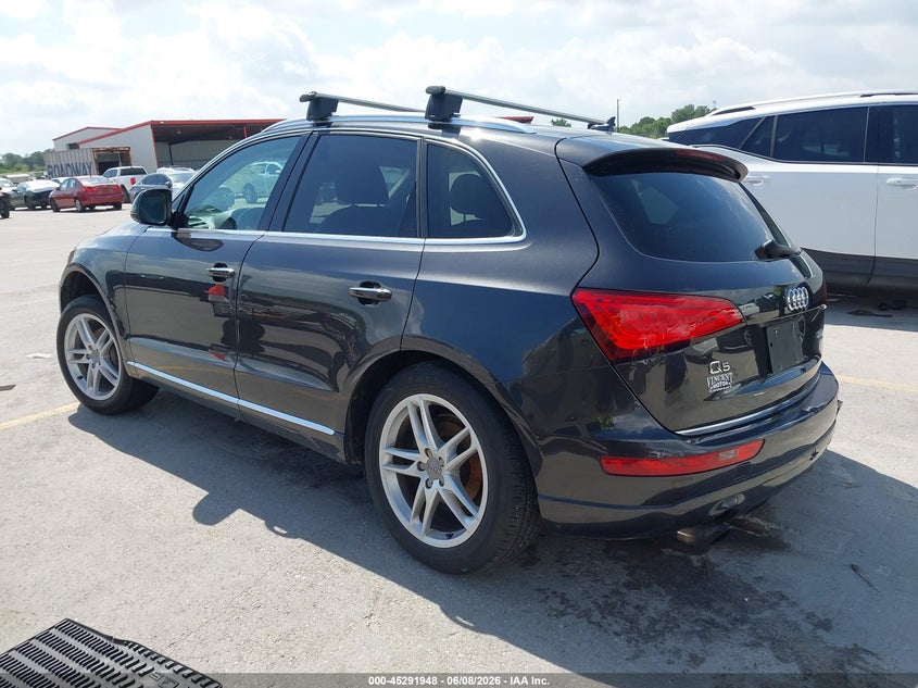 2016 Audi Q5 VIN WA1C2AFP6GA016610 IAAI salvage auction — FRONT & REAR, Salvage (Texas), sold $350 on 2026-07-30 (photo 3)
