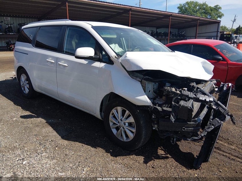 2017 Kia SEDONA VIN KNDMB5C14H6339723 IAAI salvage auction — FRONT END, Salvage Title, sold $375 on 2026-07-15 (photo 1)