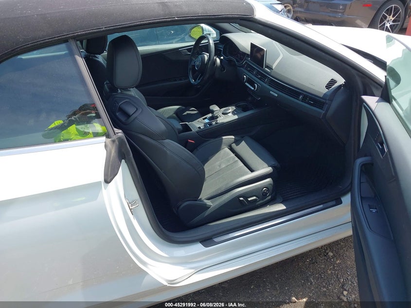 2018 Audi A5 VIN WAU2NGF53JN001831 IAAI salvage auction — LEFT FRONT, Salvage Title, sold $4,300 on 2026-07-09 (photo 5)