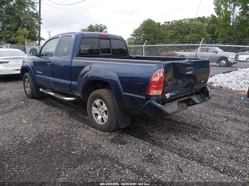 2008 Toyota Tacoma VIN 5TETU62N18Z540756 IAAI salvage auction — REAR END, Salvage (South Carolina), sold $3,025 on 2026-07-07 (photo 3)