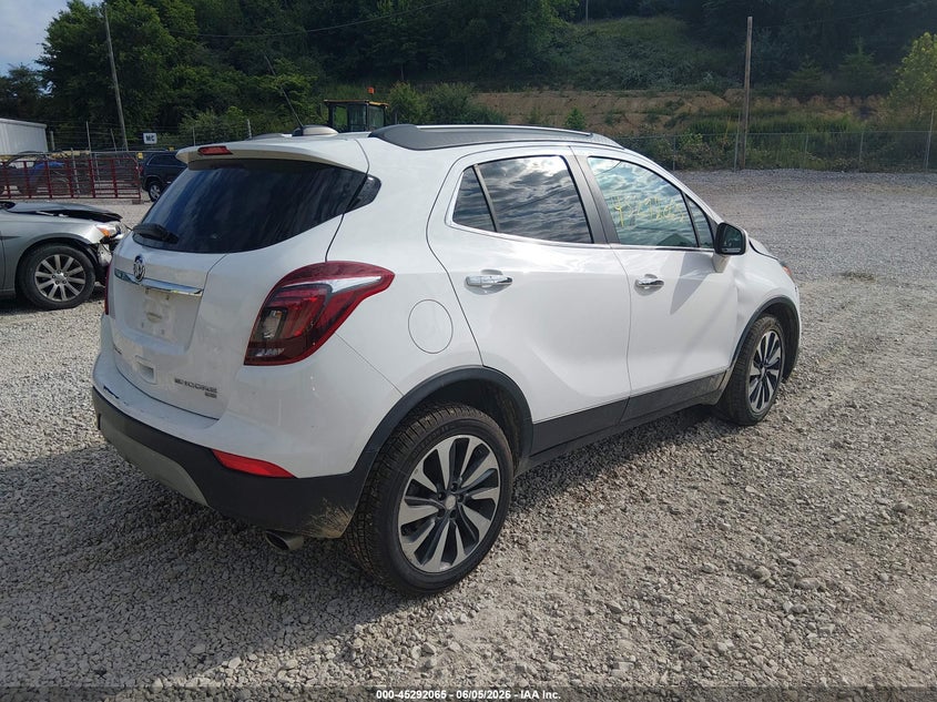 2021 Buick Encore VIN KL4CJESM6MB365116 IAAI salvage auction — FRONT & REAR, Salvage Title, sold $800 on 2026-07-24 (photo 4)