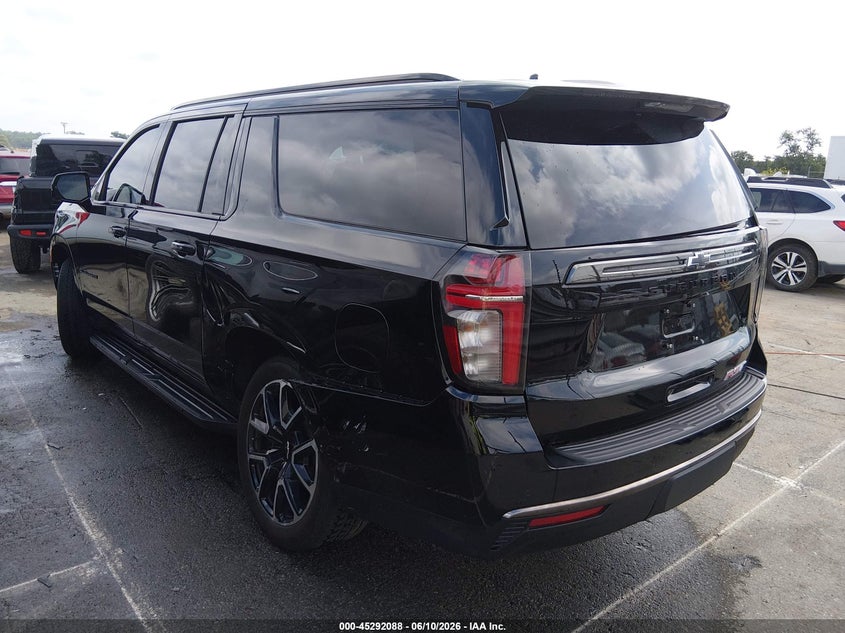 2022 Chevrolet Suburban VIN 1GNSKEKD1NR357388 IAAI salvage auction — REAR END, Salvage Title, sold $19,100 on 2026-07-31 (photo 3)